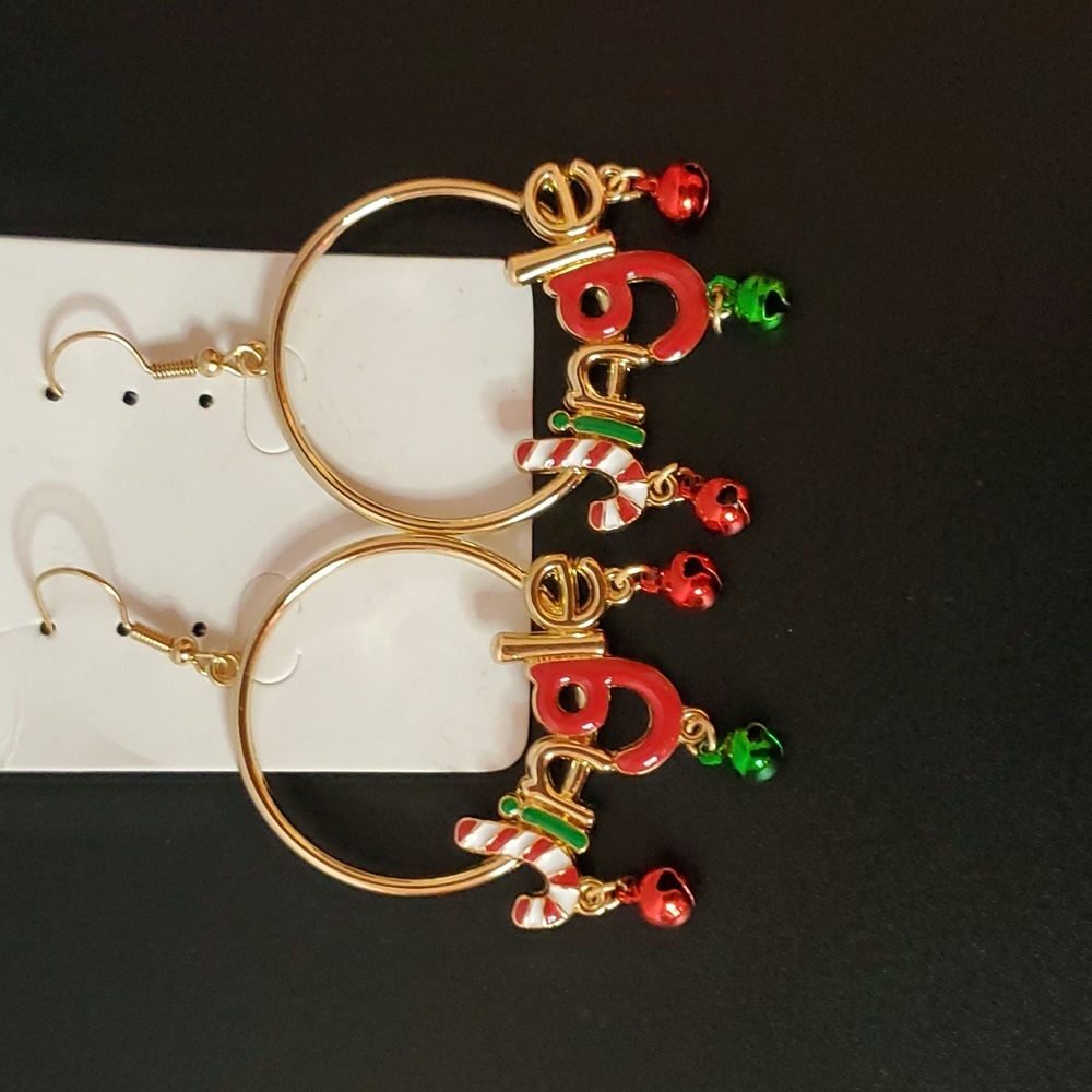 Jingle Bell Pierced Earrings - Picture 3 of 3